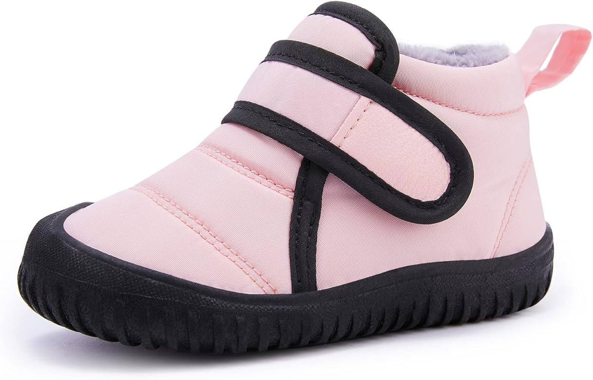 BMCiTYBM Toddler Baby Snow Boots Winter Shoes Boys Girls Cold Weather Baby Faux Fur Shoes | Amazon (US)