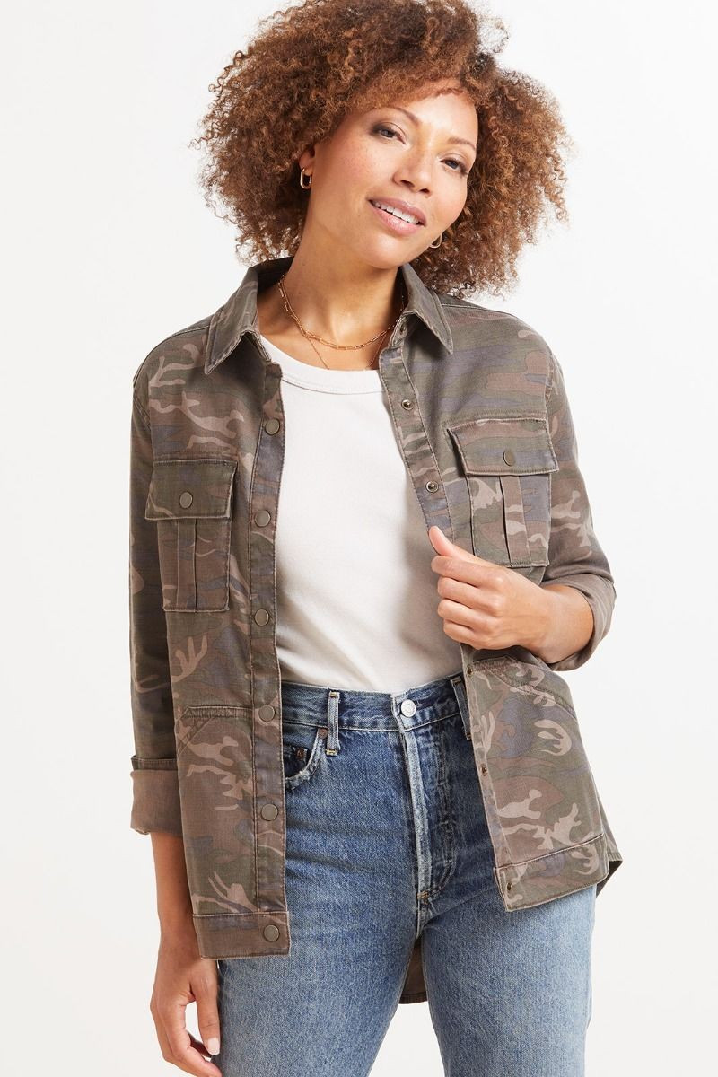 Gina Utility Shacket | Evereve