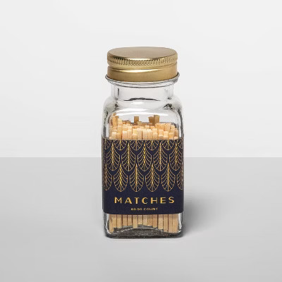 80ct Safety Matches in Glass Jar - Opalhouse™ | Target
