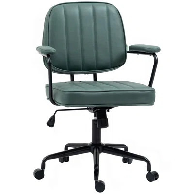 Home Office Chair, Microfiber Computer Desk Chair With Swivel Wheels, Adjustable Height, And Tilt Function | Wayfair North America
