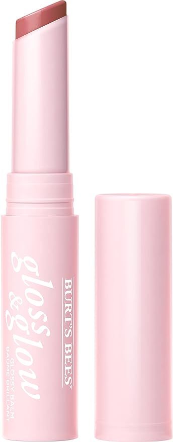 Burt's Bees Lip Gloss and Glow Glossy Balm, 100% Natural Makeup, Chai Time (Pack of 2 Tubes) | Amazon (US)