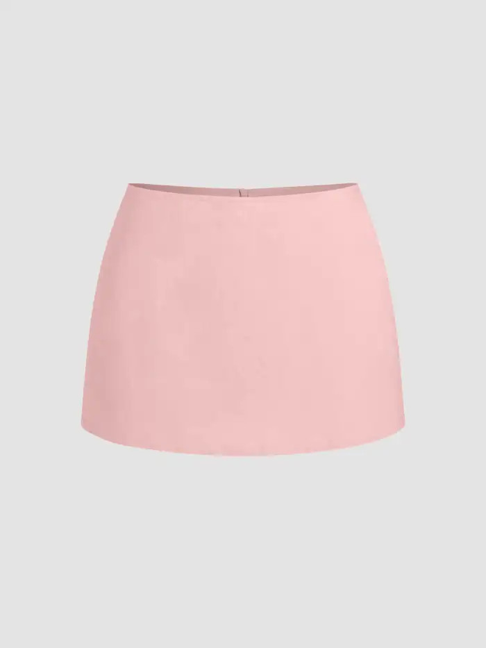 White Skirt Gingham Skirt denim skirt black denim skirt white denim skirt Satin Satin Low Rise A-... | Cider