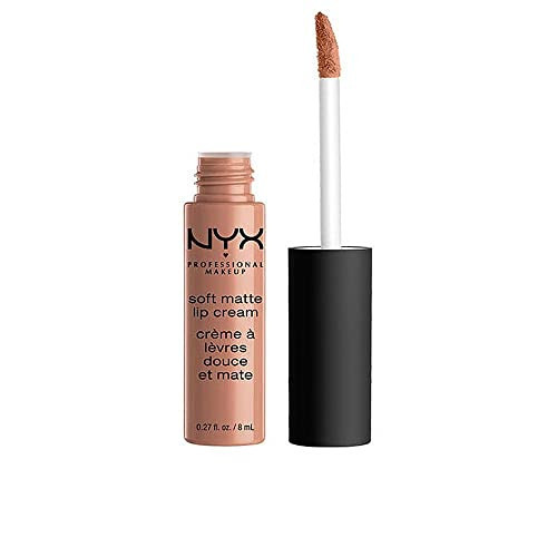 NYX PROFESSIONAL MAKEUP Soft Matte Lip Cream, Lightweight Liquid Lipstick - London (Mid-Tone Beige) | Amazon (US)