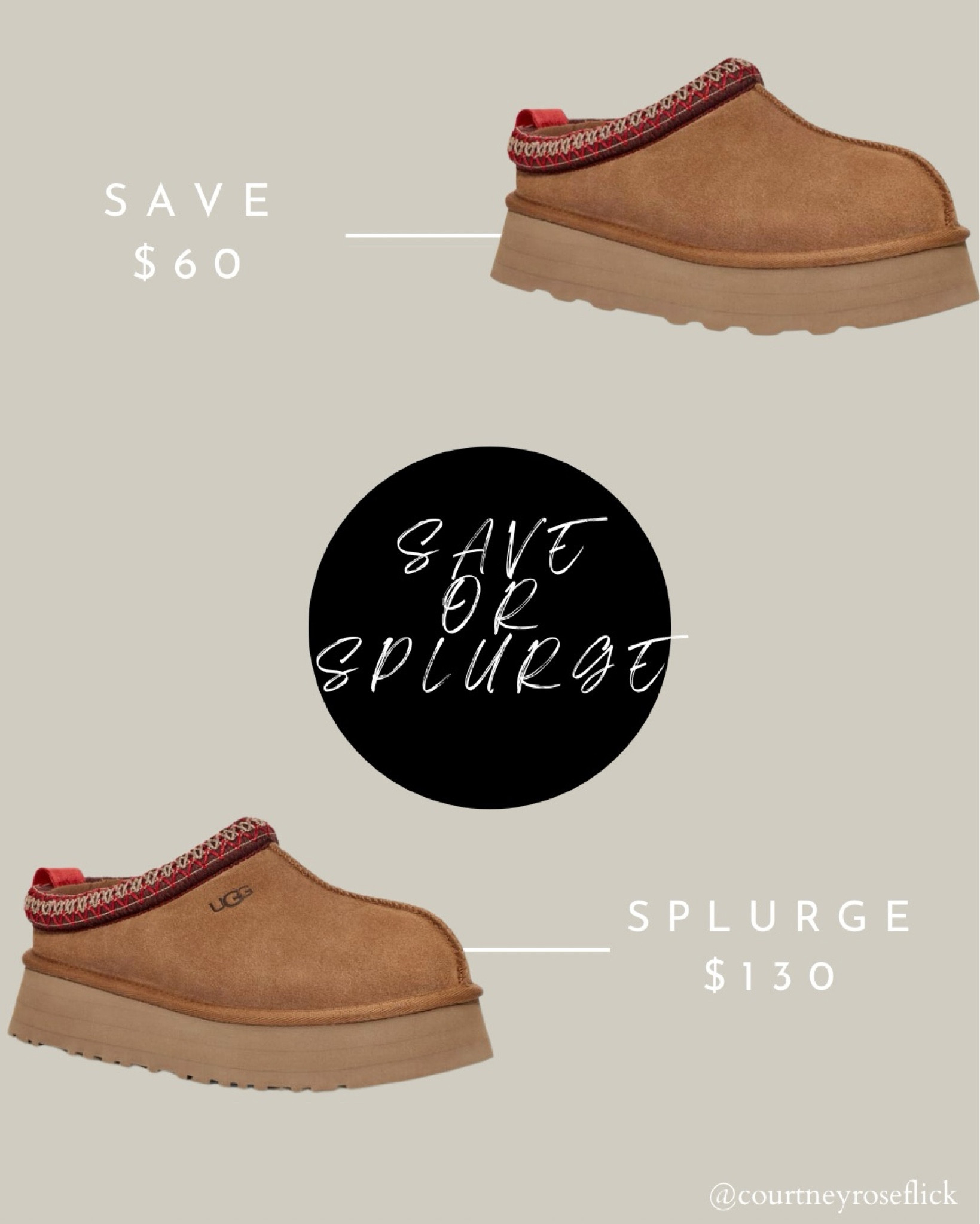 Save or splurge options for the slippers of the season!! Ugg tazz look for less! 

Spring fashion, winter fashion, slippers, ugg, save or splurge, look for lesss

#LTKstyletip #LTKfindsunder100 #LTKshoecrush