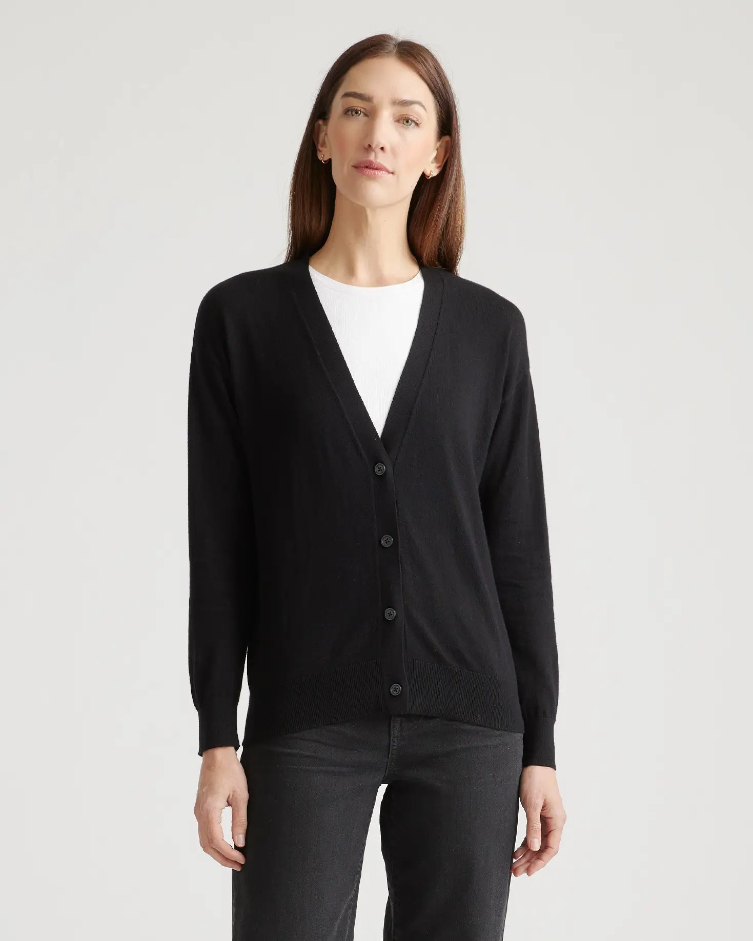 Lightweight Cotton Cashmere Cardigan | Quince
