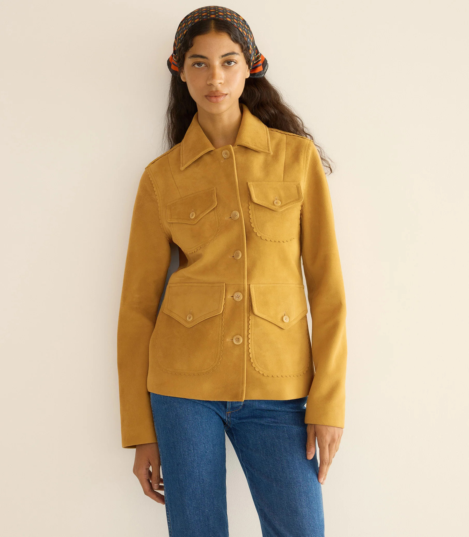 VARTAN JACKET -- WILD CHICORY | DOEN