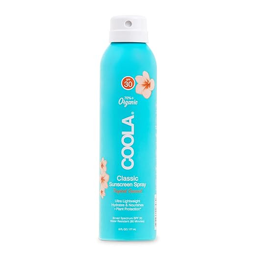 COOLA Organic Sunscreen SPF 30 Sunblock Spray, Dermatologist Tested Skin Care for Daily Protectio... | Amazon (US)