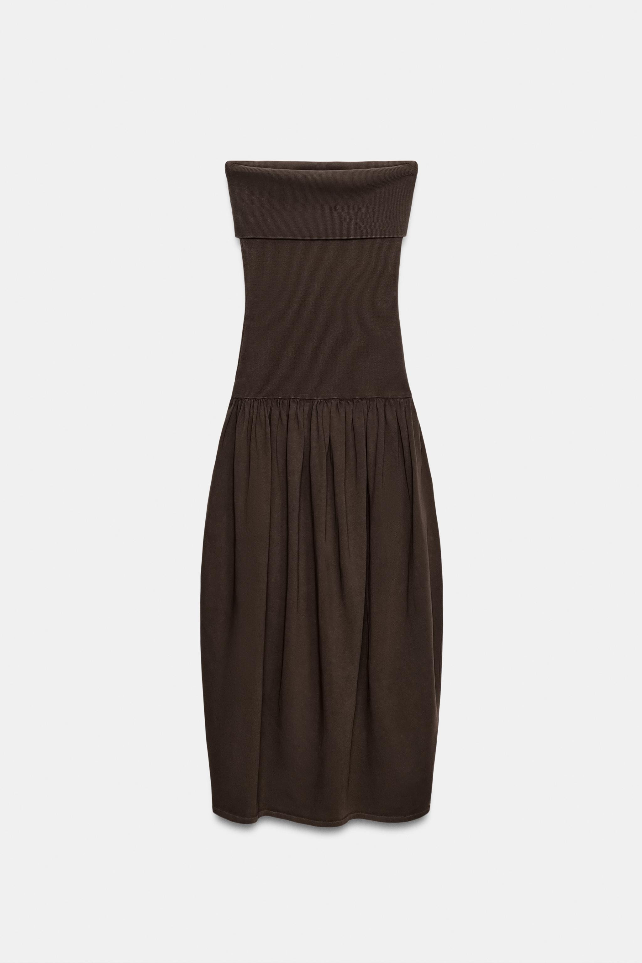 COMBINATION BANDEAU DRESS | Zara US