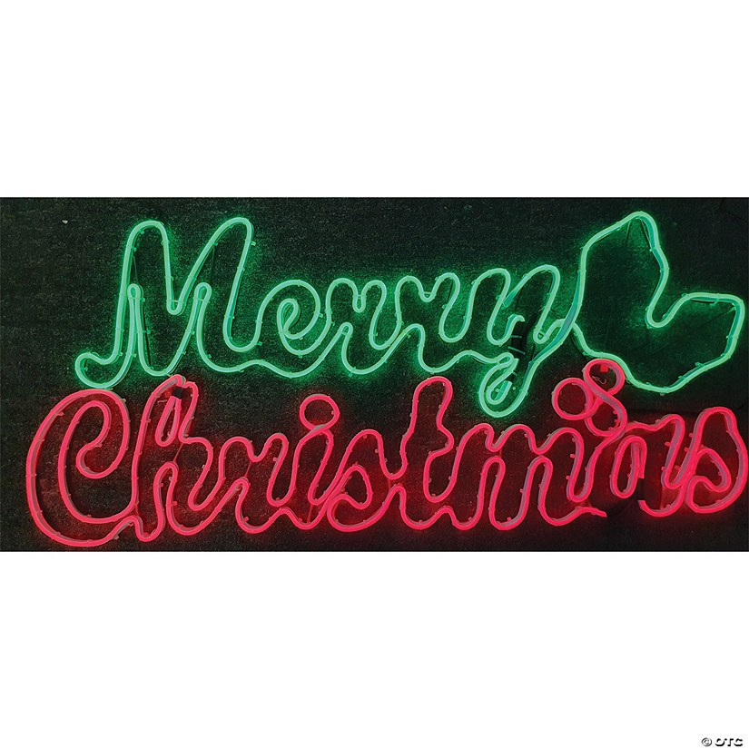 Light Glo LED Merry Christmas Sign | Oriental Trading Company