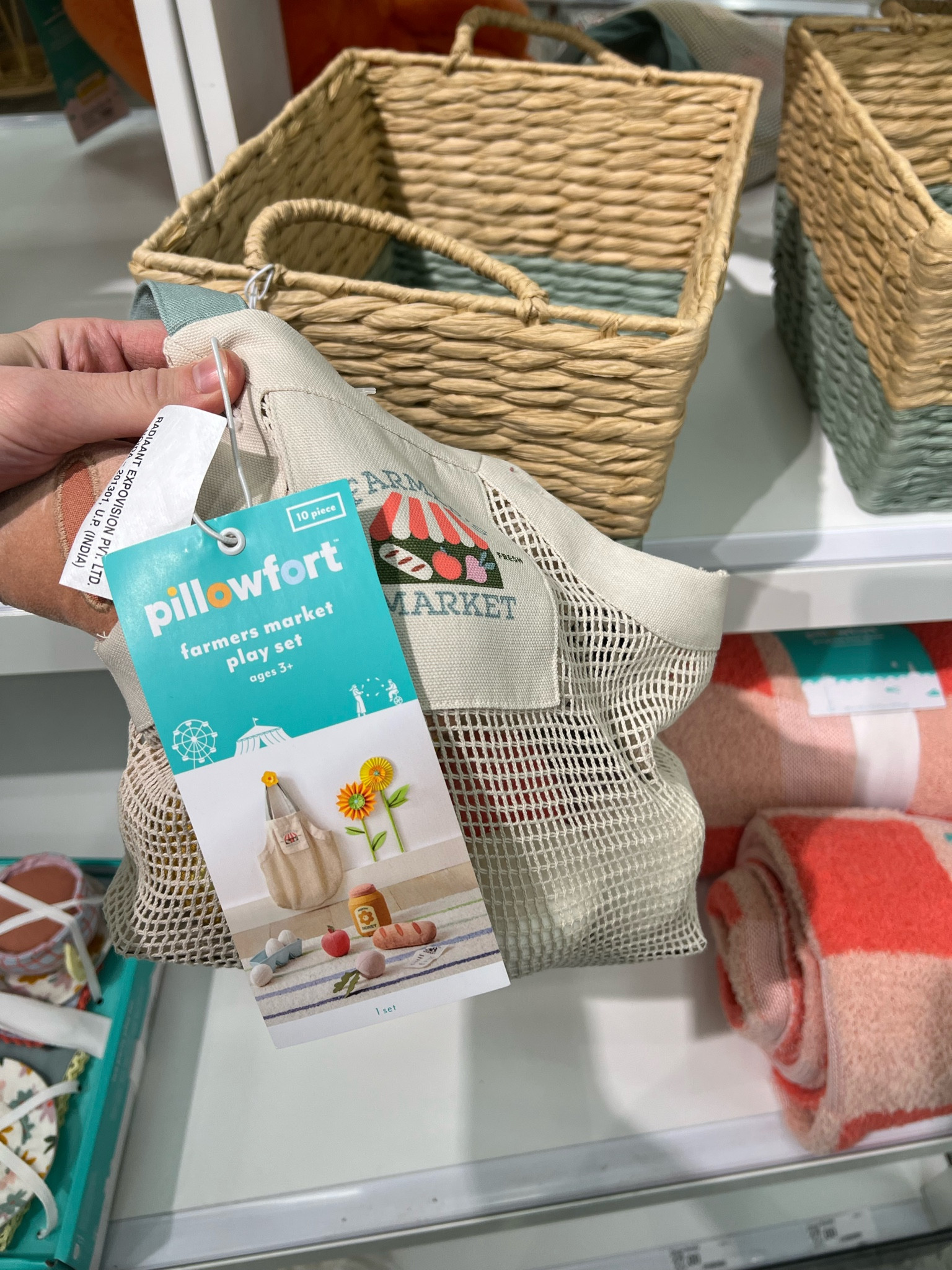 Pillow fort farmers market bag and cutest plush tea set 😍

#LTKbaby #LTKfamily