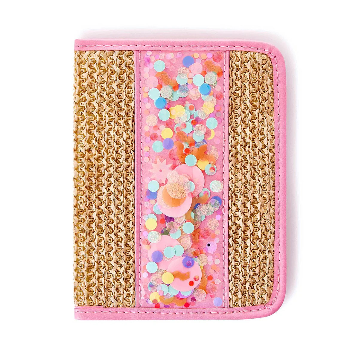 Bring On The Fun Woven Confetti Passport Holder | Packed Party