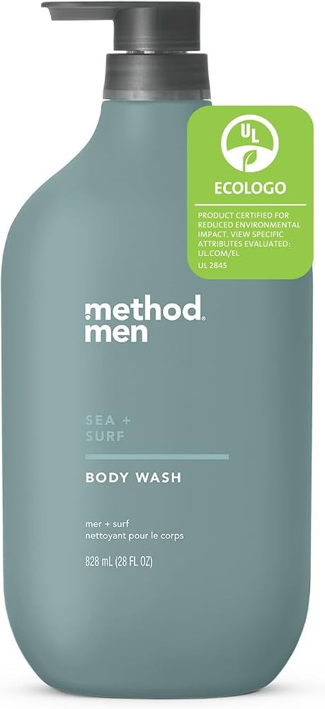 Method Body Wash, Sea + Surf, Paraben and Phthalate Free, Biodegradable Formula, 28 oz, (Pack of ... | Amazon (US)