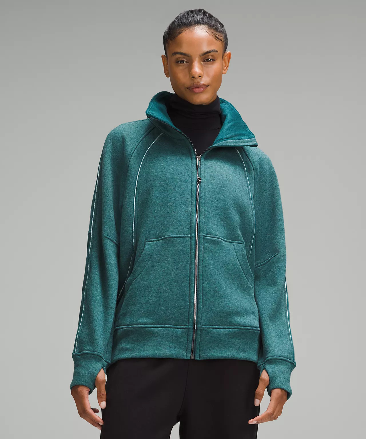Scuba Oversized Funnel-Neck Full Zip Long *Plush | Women's Hoodies & Sweatshirts | lululemon | Lululemon (US)