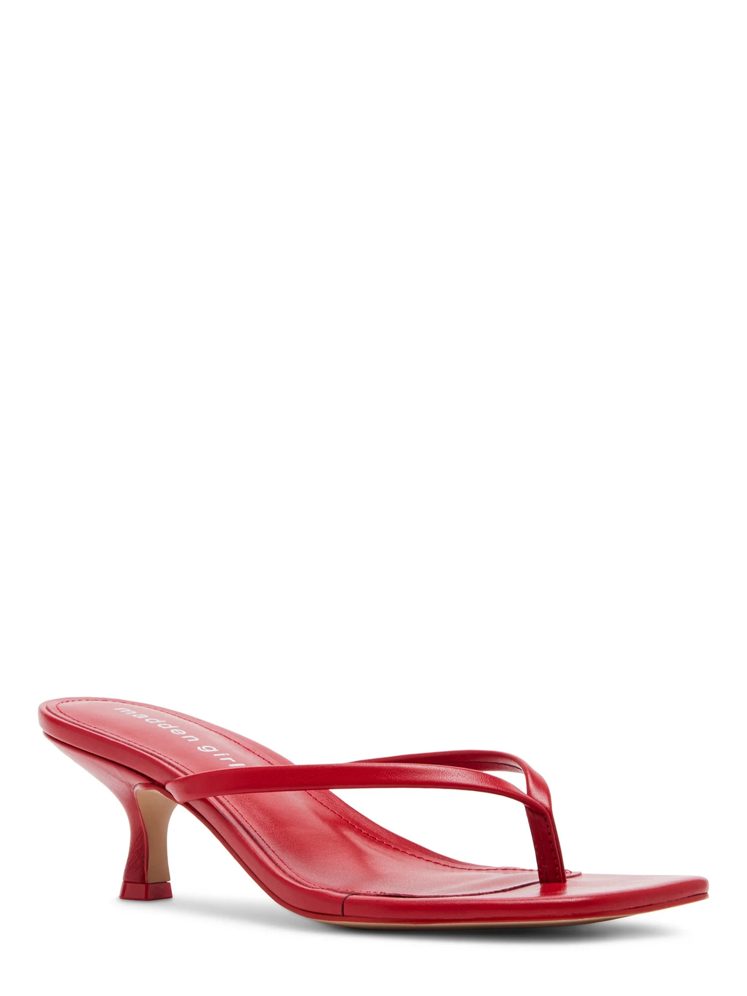 Madden Girl Women's Charlene Thong 2 inch Kitten Heel Sandal | Walmart (US)