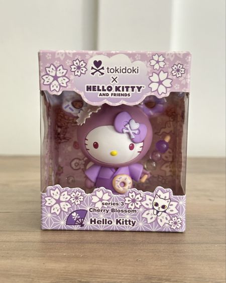 tokidoki x Hello Kitty and Friends Series 3 - Hello Kitty (Special Edition) 
I ordered this for my oldest daughter ( she just turned 27 years old ) that loves Hello Kitty and donuts, so this was a fun surprise find to give her!!😍 She loves it!!🥰


Description:
Known for its vibrant purple color, Ube is a yam that can be used to make many kinds of yummy treats!
Hello Kitty is all dressed up in her Ube-inspired Donutella outfit and she's ready to enjoy springtime with some delicious sweets! Have an amazing day
picnicking under the sun with tokidoki x Hello Kitty and Friends Series 3 - Hello Kitty Special Edition!
Details:
- Special edition Hello Kitty from tokidoki x Hello Kitty and Friends Series 3
- Stands at approximately 2.75 inches high
- Recommended for Ages 8+



#giftidea #giftsforher #birthdaygift #hellokitty #hellokittycollectible #hellokittycollector #blindbox #tinygift 


#LTKFindsUnder50 #LTKGiftGuide #LTKFindsUnder100