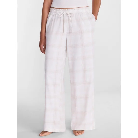Joyspun Women's Flannel Sleep Pants, 30” Inseam, Sizes XS-3X | Walmart (US)