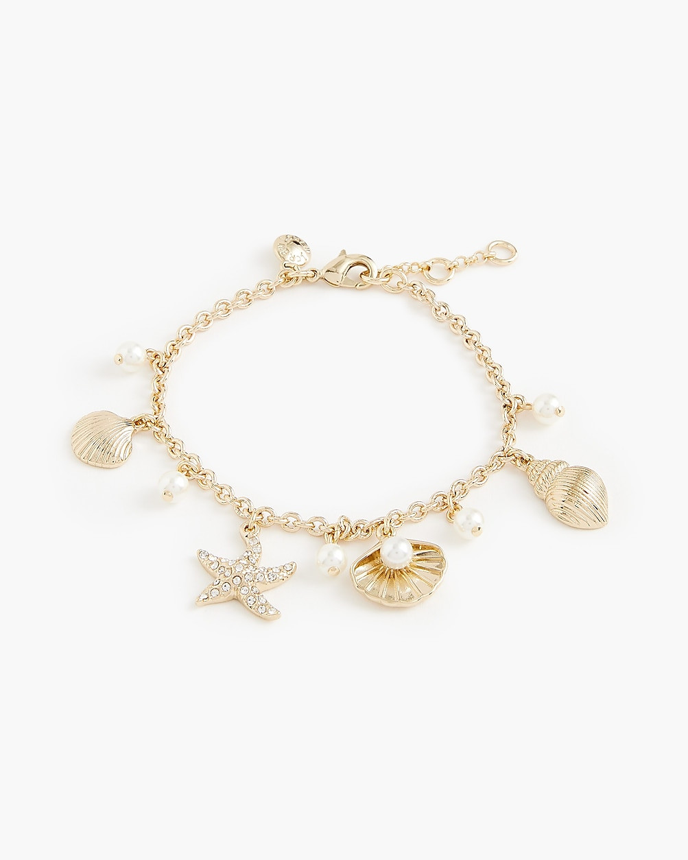 Seashell and starfish charm bracelet | J.Crew Factory