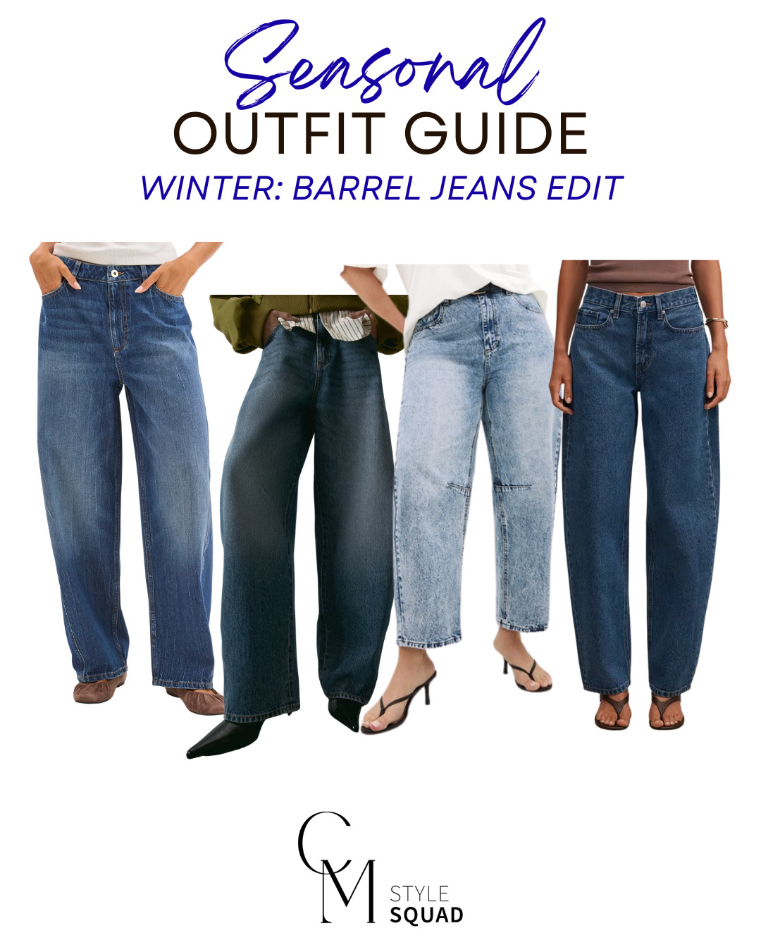 Barrel Leg Jeans Edit 

 #LTKaustralia #LTKwinter #LTKjeans