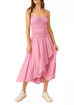 Free People Sparkling Drop Waist Midi Dress | Belk