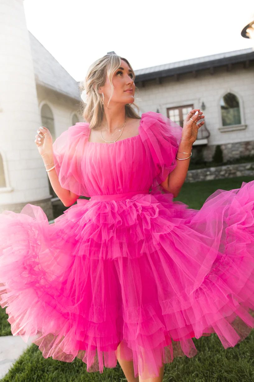 Pixie Dress in Hot Pink | Ivy City Co