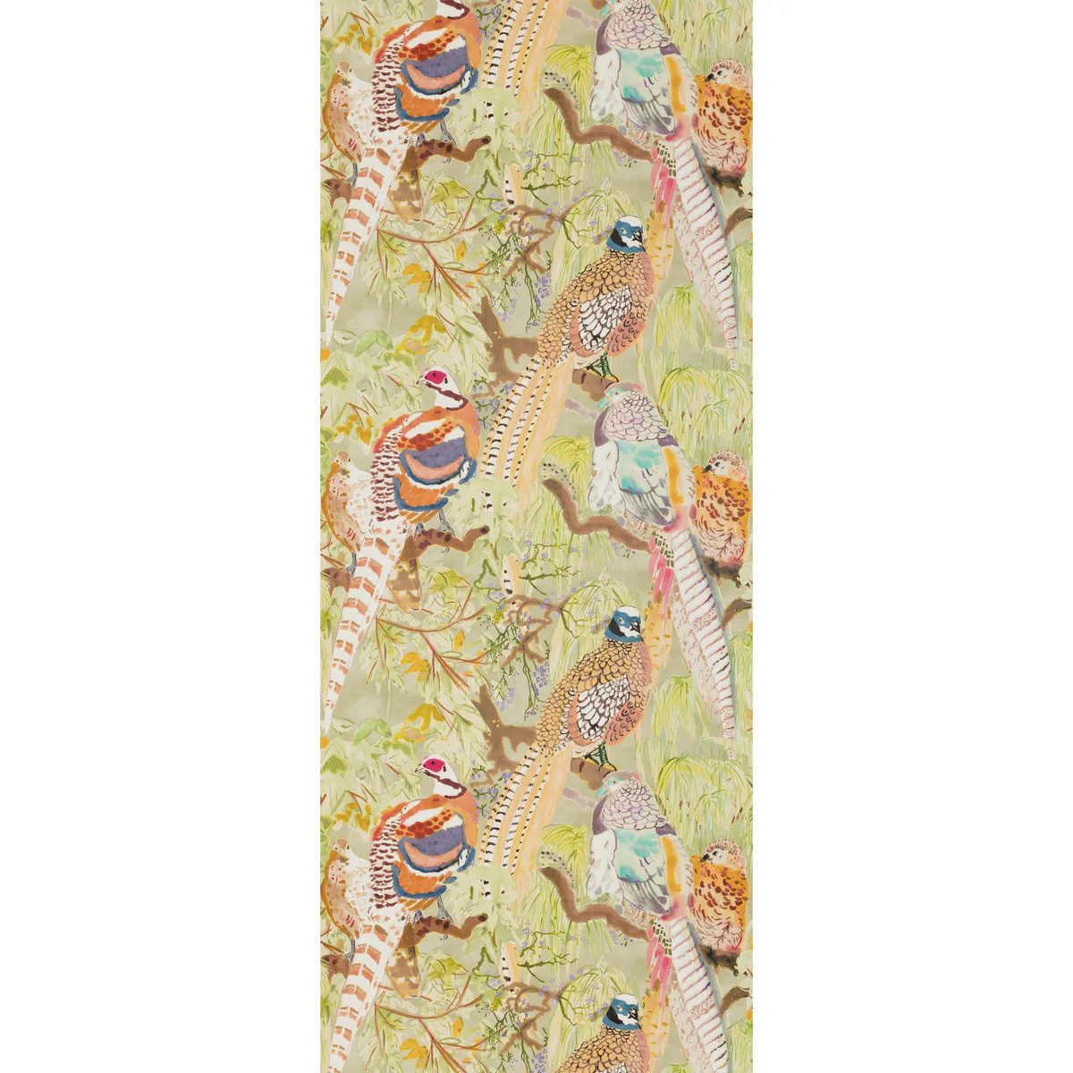 Mulberry Game Birds Multi Wallpaper | DecoratorsBest