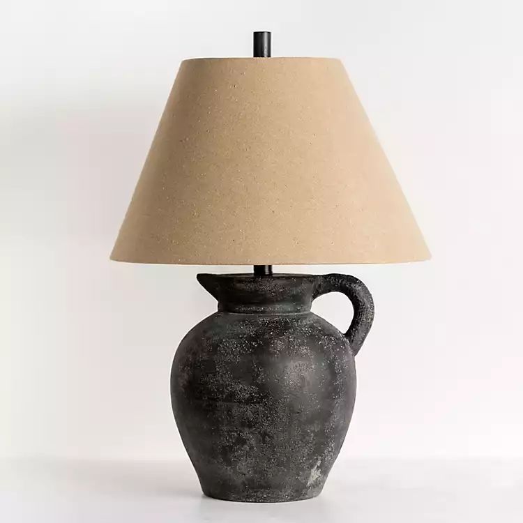 New! Charcoal Vase Table Lamp | Kirkland's Home