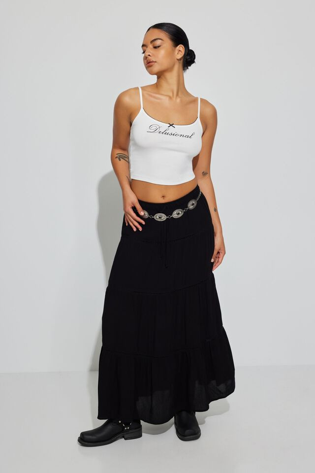 Juliette Peasant Maxi Skirt | Garage Clothing