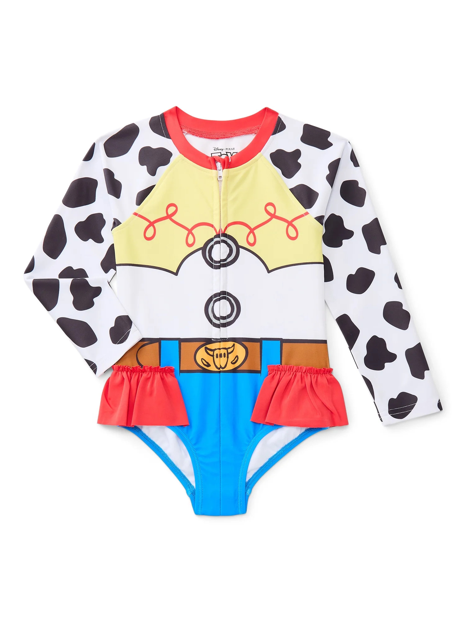Character Toddler Girl Cosplay One- Piece Zip Swimsuit, Sizes 2T-5T | Walmart (US)