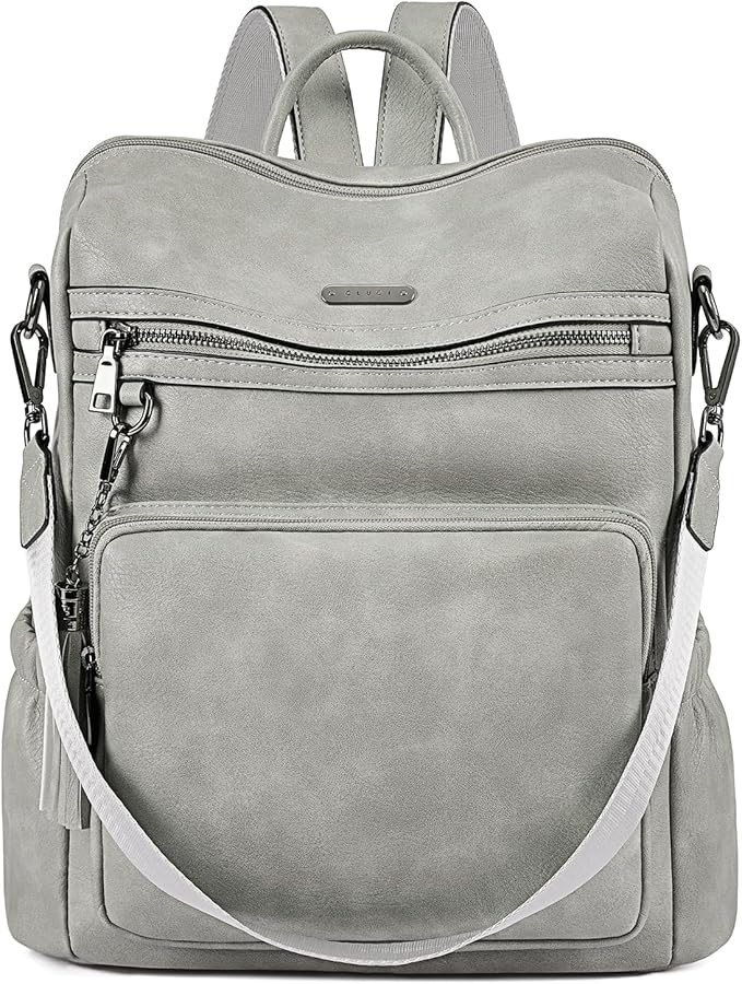 CLUCI Backpack Purse for Women Large Womens Leather Travel Fashion Backpack Purse Designer Ladies... | Amazon (US)