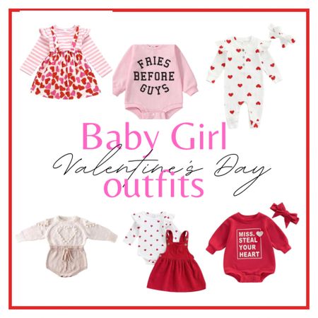 Amazon baby girl Valentine’s Day outfits ❤️💖 

#LTKfamily #LTKkids #LTKstyletip