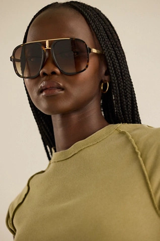 Janis Detail Aviator Sunglasses | Free People (Global - UK&FR Excluded)