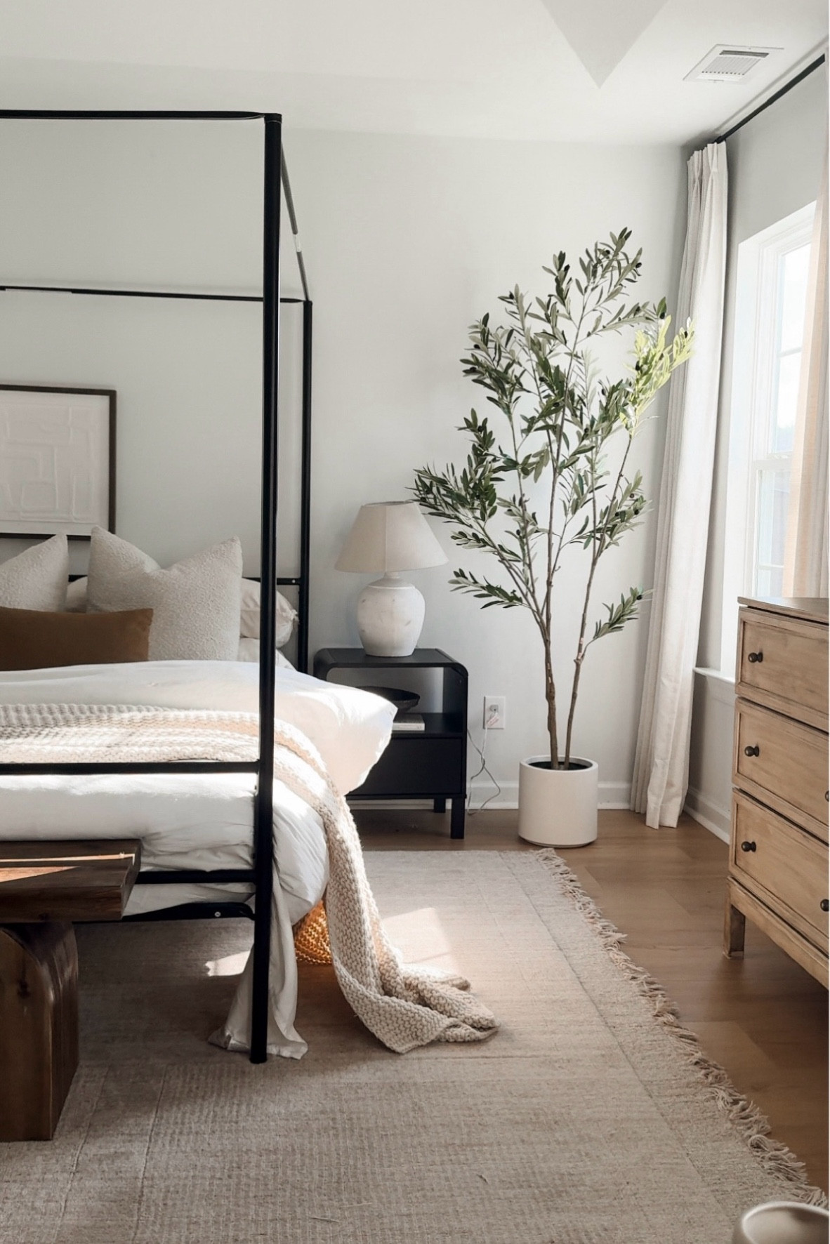 My favorite Wayfair finds in my bedroom!!  They have IT ALL!!! I have linked all of my Bedroom wayfair finds in this photo!

Organic modern bedroom, modern bedroom, primary bedroom, organic modern, bedroom styling, bedroom dresser, accent chair, king bed, canopy bed, accent chairs on sale, neutral rugs, dresser styling. 

#LTKHome #LTKStyleTip