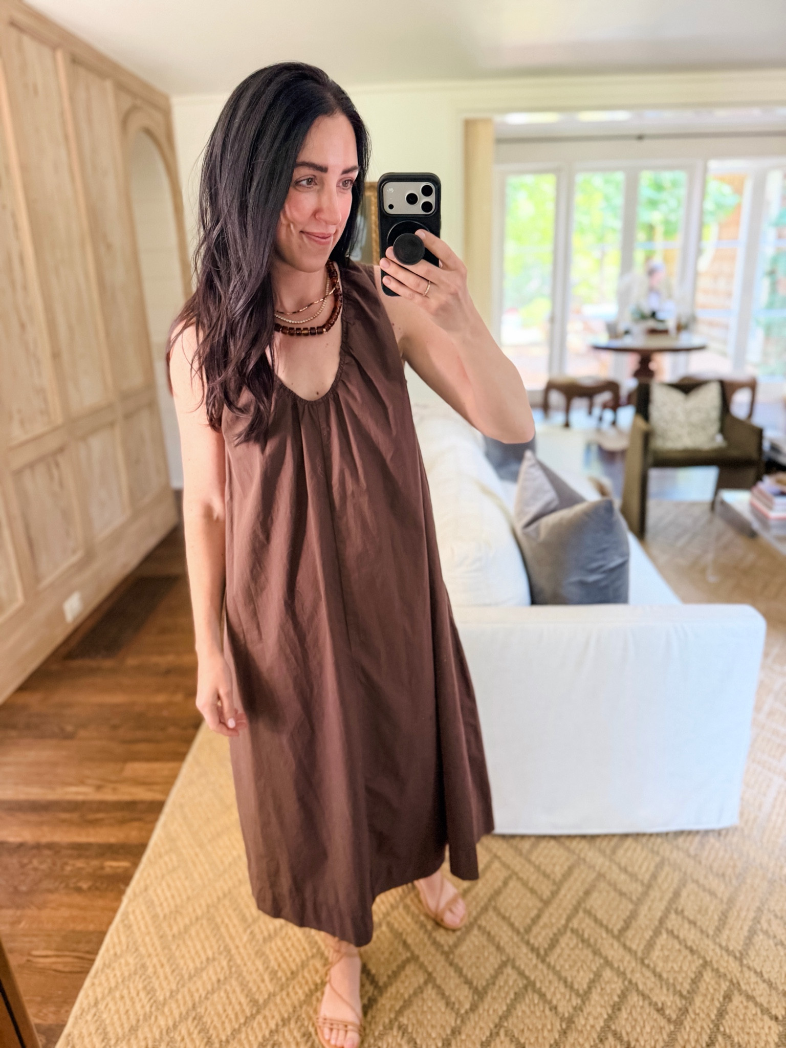 This ruched maxi is under $50 and does not look like it. The scoop neck and the ruching through the middle are so flattering, and it has pockets. 

#amazonfashion #summerdress #fallfashion #amazonfadhion #founditonamazon

#LTKdayinmylife #LTKootd #LTKmomlife