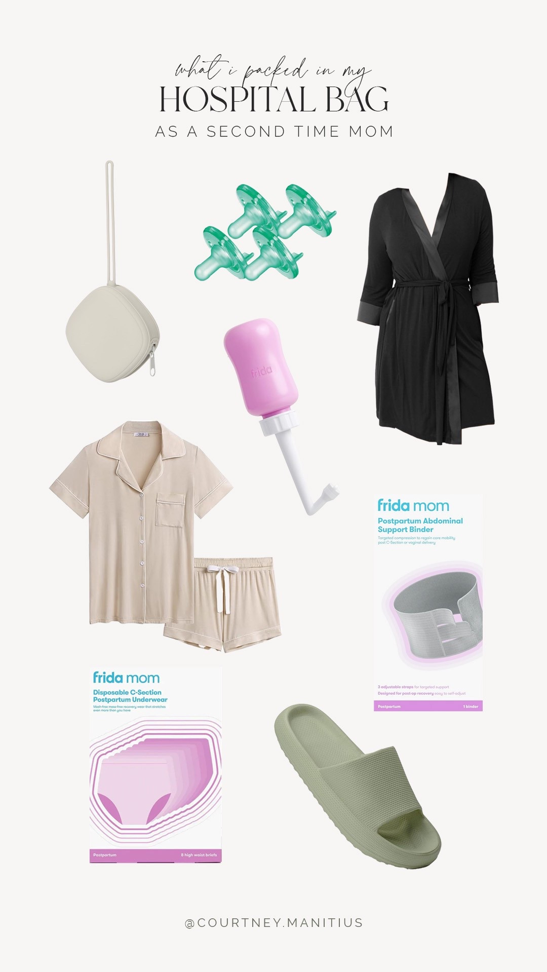 What I packed in my hospital bag as a second time mom. 🤍

#LTKBump #LTKBaby