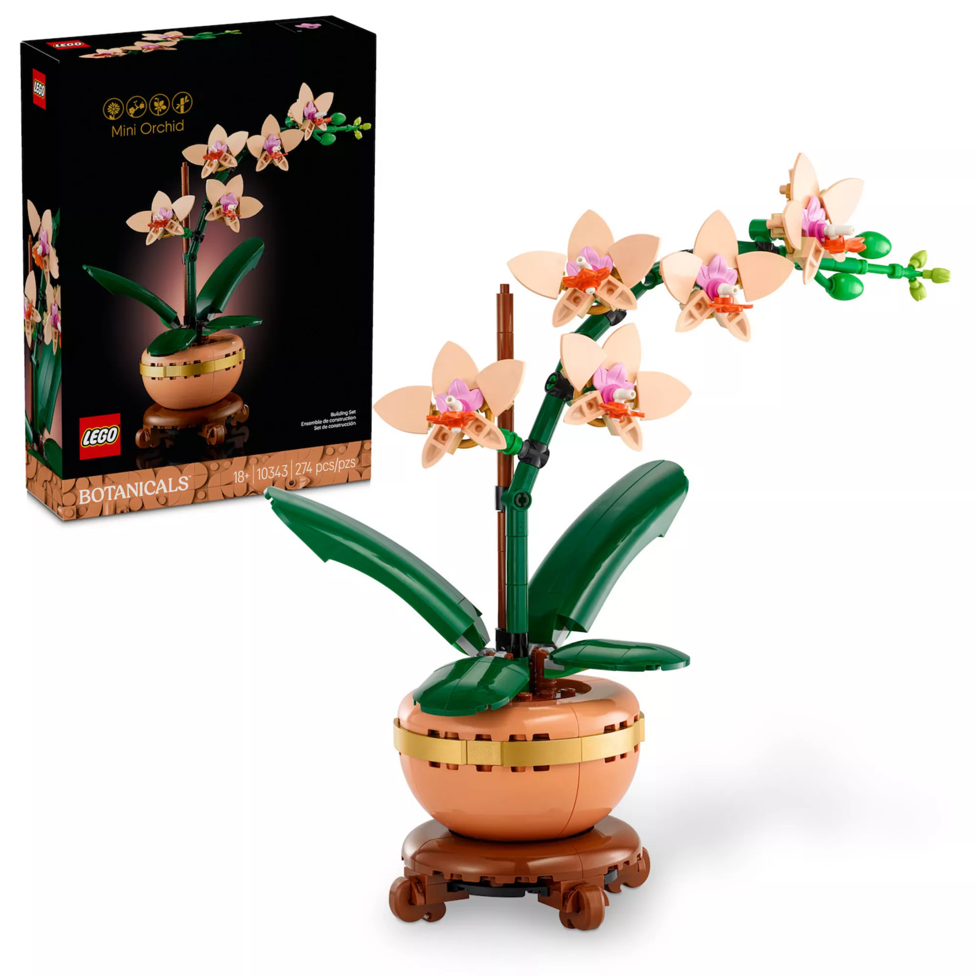 LEGO Botanicals Mini Orchid Lego Set 10343 (274 Pieces) | Kohl's