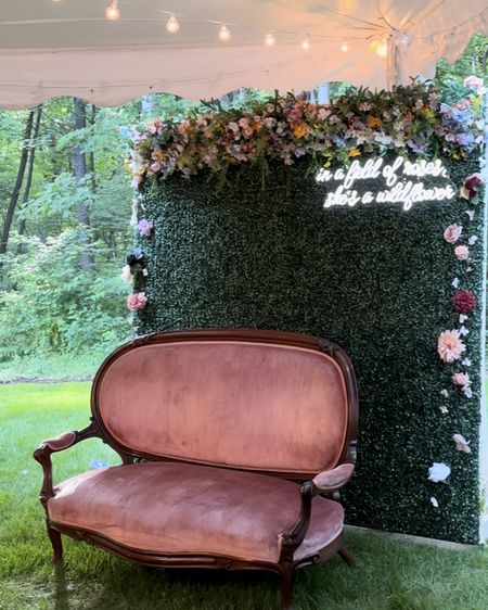 Party Theme: {Wildflowers} part II
Our daughter’s wildflower Photo Booth wall of dreams came to life with these decor items I was able to find online. The frame of the wall was built by my husband in less than 1 hour and we added the finishing touches in just a few minutes 🙌🏼🫠🥰

Wildflower arbor: 6ft section 
Faux Boxwood greenery: 20x20” pieces


#LTKWedding #LTKFindsUnder50 #LTKParties