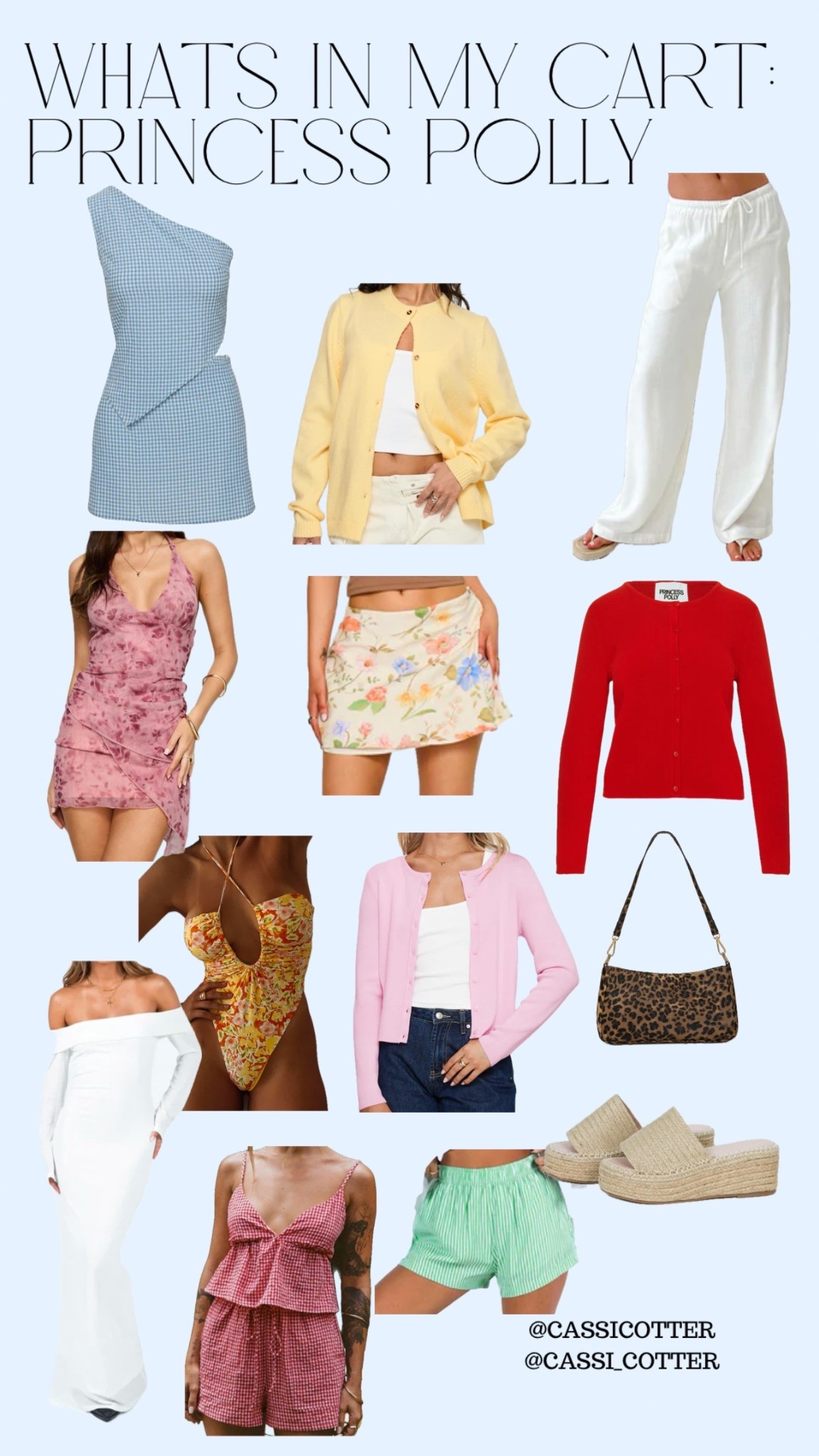 Princess Polly sitewide sale happening now!! A few of my picks from my favorites folder 💌
Codes: DROP30, LTK222
Sale | clothing for summer | swimsuit | cardigans | gingham sets | 4th of July outfits | summer sets | summer outfits | affordable fashion | 

#LTKShoeCrush #LTKSaleAlert #LTKFindsUnder100