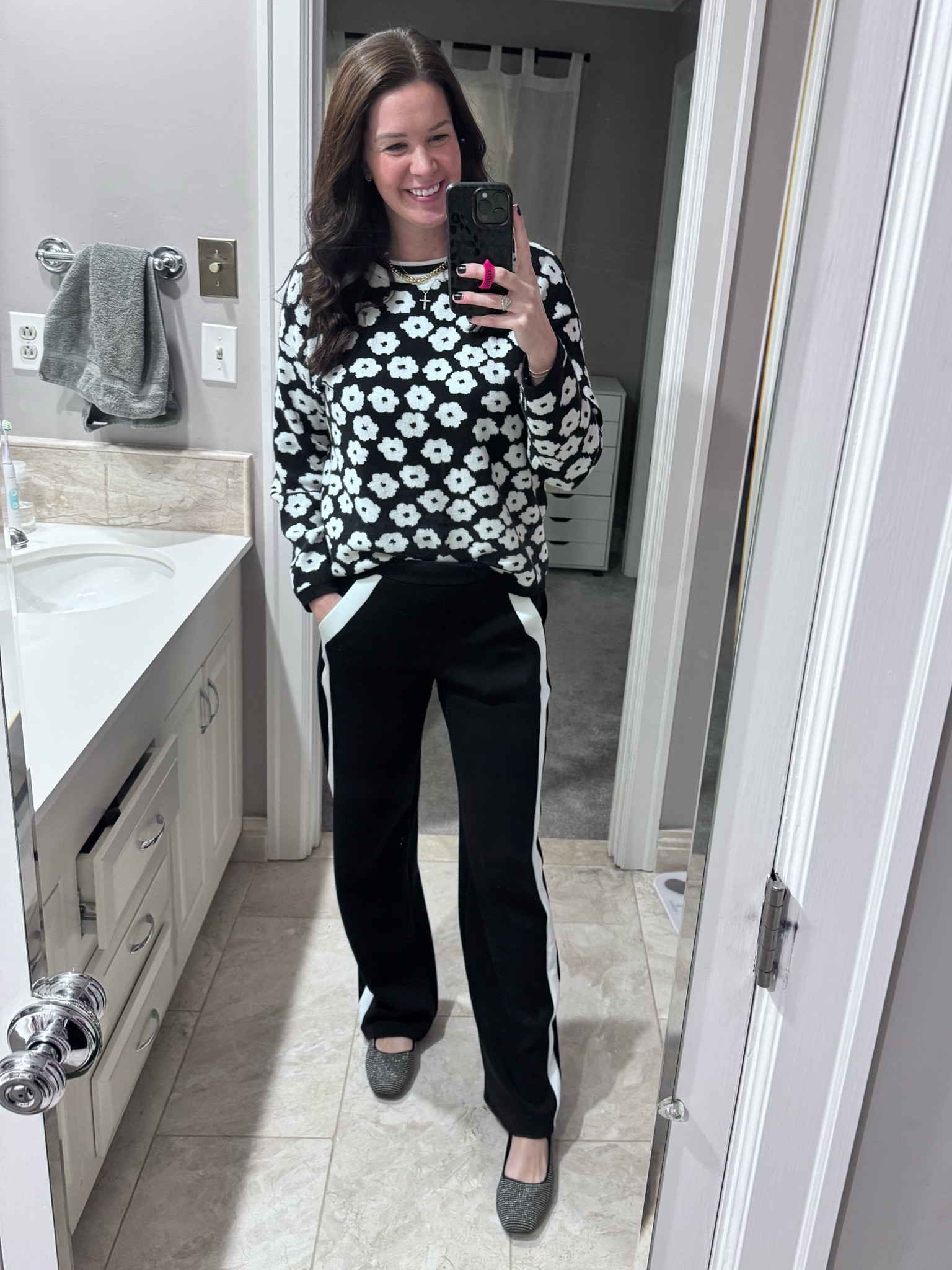 Trying not to reach for this sweater TOO often 😂😍 but it is such great quality and so soft! 

#LTKFindsUnder50 #LTKWorkwear #LTKStyleTip