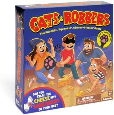 Cats and Robbers, Steal the Cheese Game by Relatable | Amazon (US)