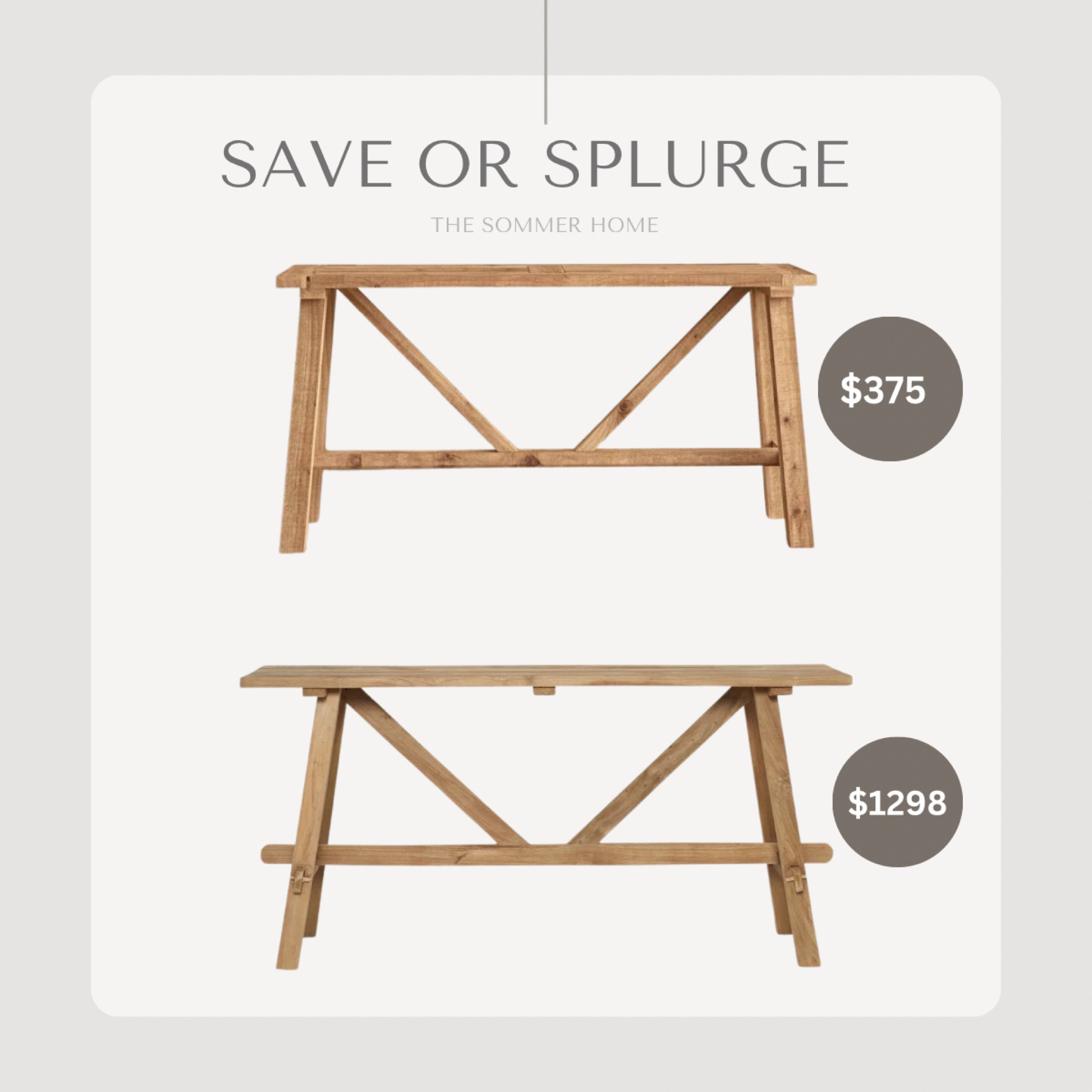 Two very similar console tables perfect for a living room or entryway!  I have the save option in my entry  

#LTKsalealert #LTKhome #LTKFind