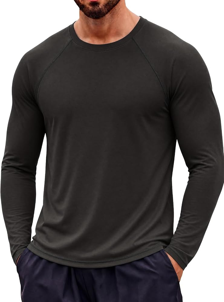 Men's UPF 50+ Long Sleeve Sun T-Shirt | Amazon (US)