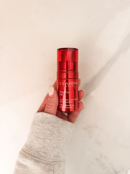 Clarins Total Eye Lift! Lifts and firms, targets fine lines, deep wrinkles, and crows feet, reduces dark circles and puffiness, and enhances lashes! Trying this for the first time tonight! I’ve heard amazing things-so excited! 

Clarins beauty products, beauty finds, beauty favorites, beauty routine 

#LTKBeauty #LTKGiftGuide #LTKFindsUnder100