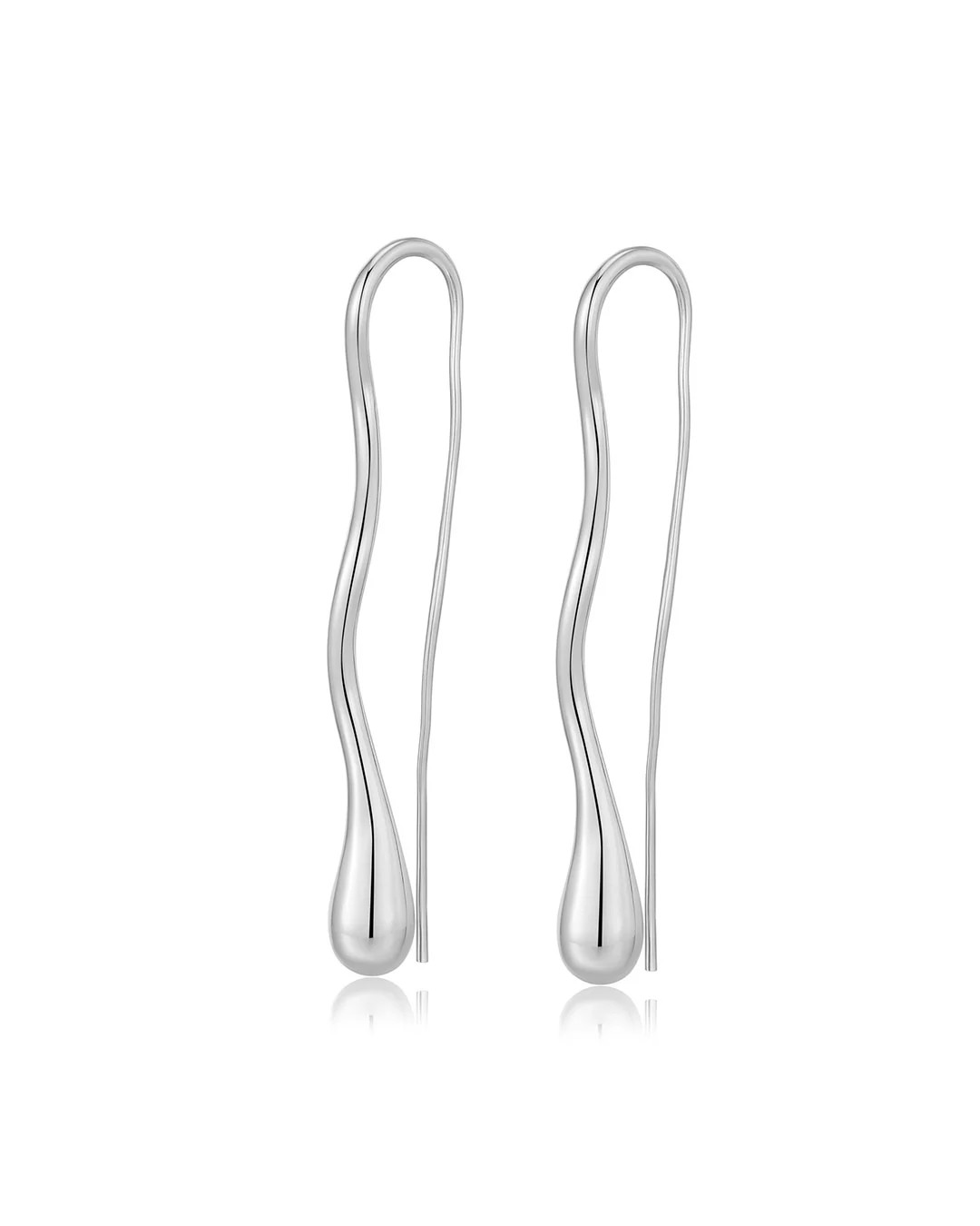 Drip Drop Threader Earrings | Luv Aj