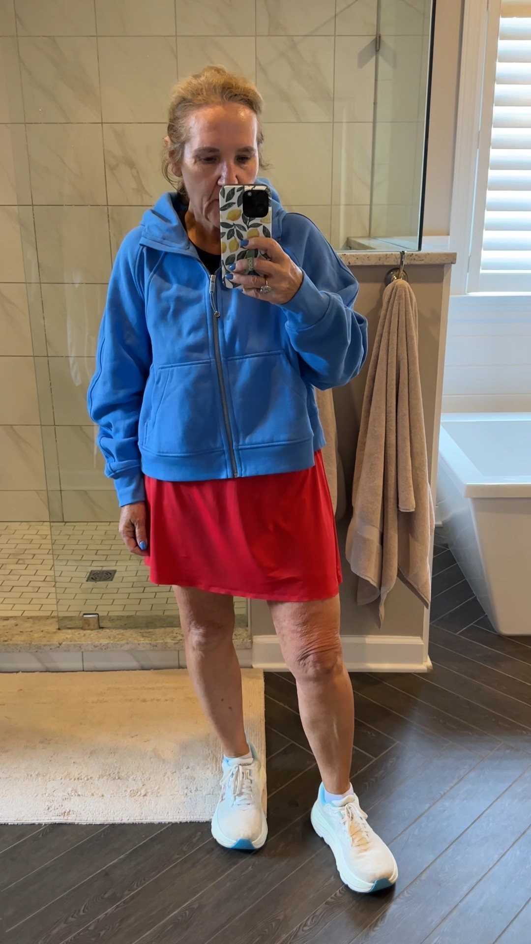 Great run this morning! Good performance activewear makes a difference! 

Skort size large 15% off with code NANETTEXSPANX new customers only 
Align tank tank 8
Favorite jog bra comes in bra sizes 
Hokas because our feet are worth it 
Scuba hoodie post run size M/L 

Lululemon running outfit summer activewear summer workout gear 


#LTKFindsUnder100 #LTKActive #LTKOver40