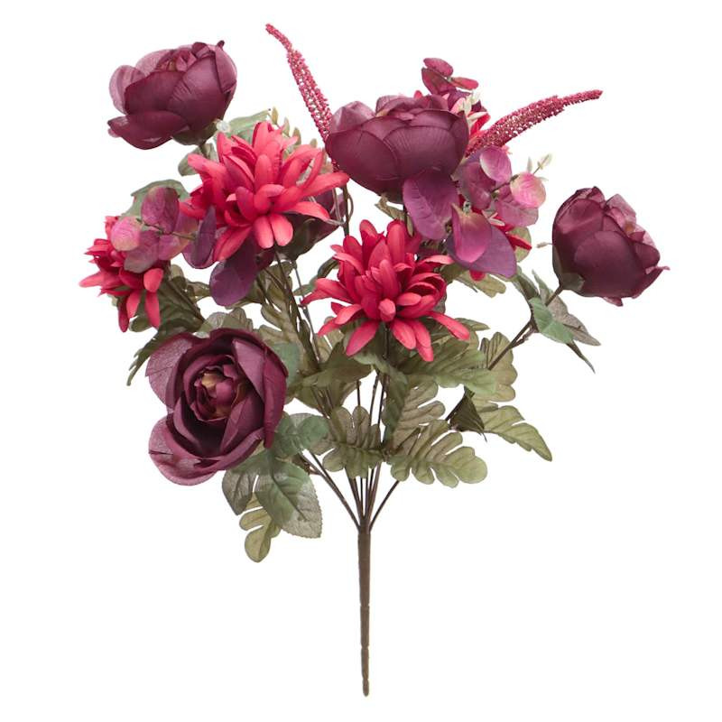 Rose & Mum Bush, 20" | At Home