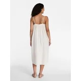 Time and Tru Women's Sleeveless Double Cloth Cotton Midi Dress, Sizes XS-XXXL | Walmart (US)