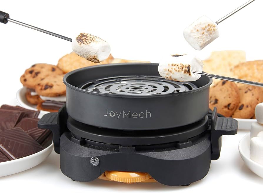 JoyMech Electric S'mores Maker Tabletop Indoor, Marshmallow Roaster Machine, Includes 4 Forks, Ex... | Amazon (US)