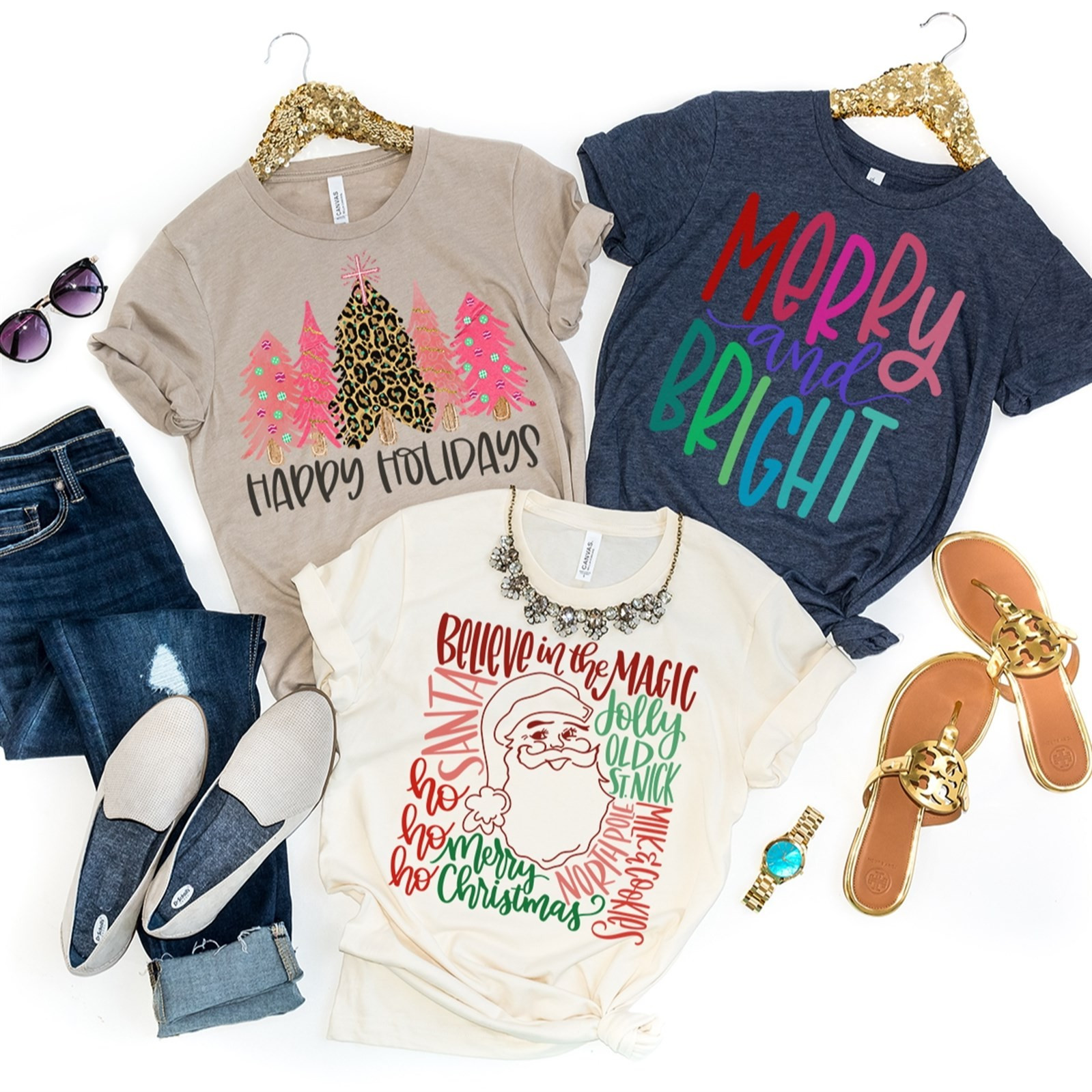 Merry and Bright Tees | Jane