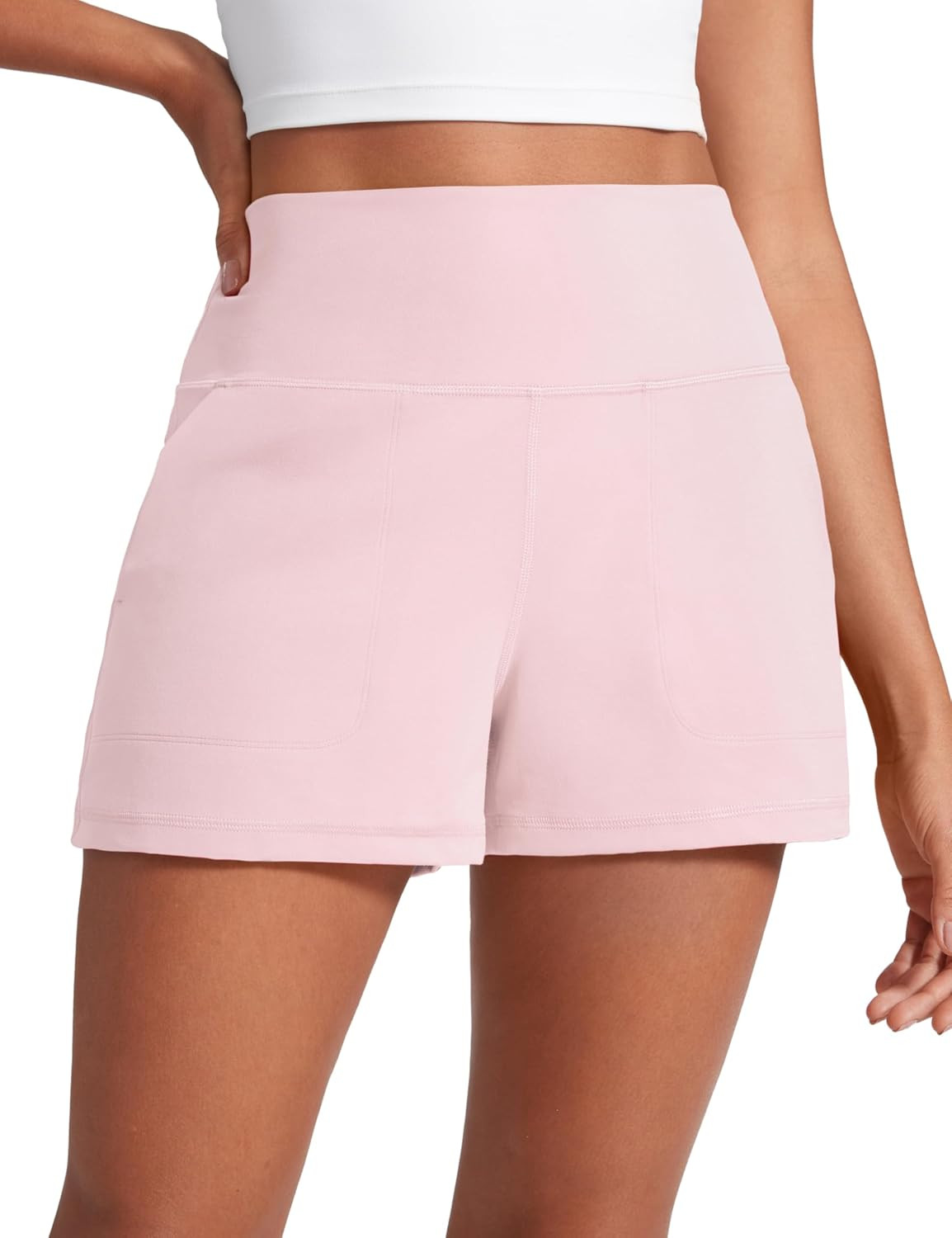 CRZ YOGA Butterlift Linerless Shorts 3" | Amazon (US)