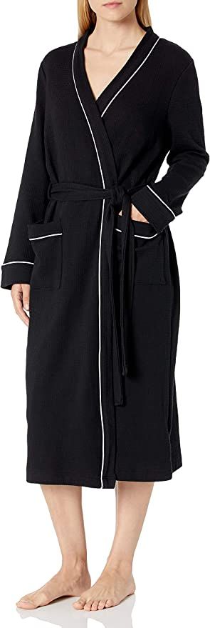 Amazon Essentials womens Lightweight Waffle Full-Length Robe (Available in Plus Size) | Amazon (US)